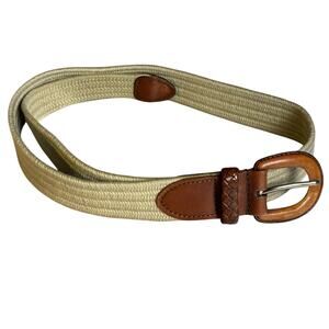 Tan Talbots Woven Men's Belt